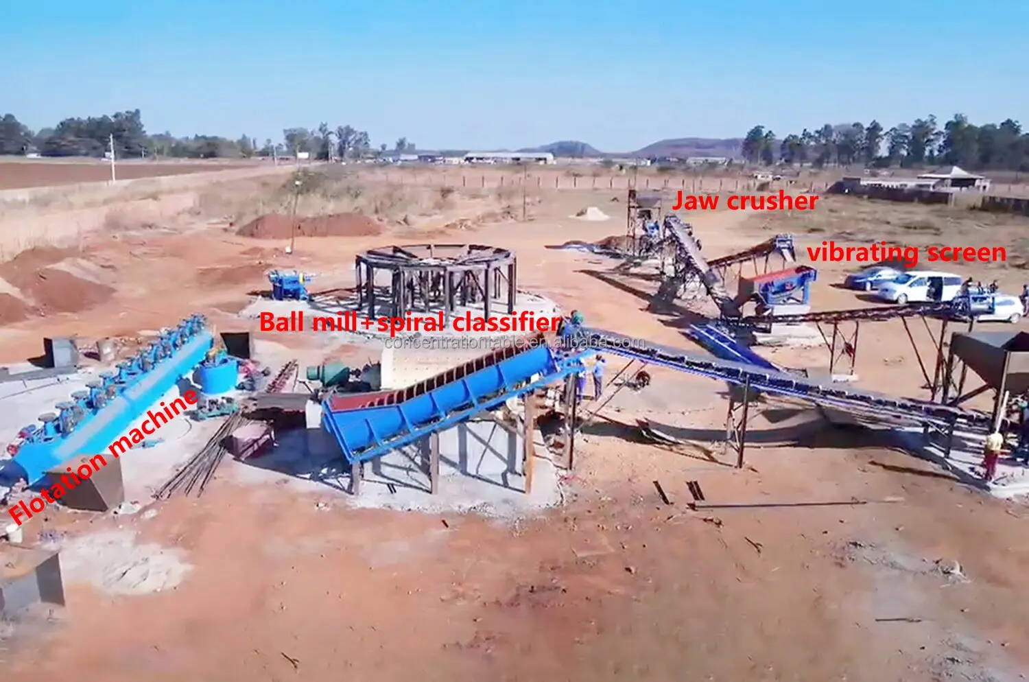 Zambia Sulfide Copper Mining Process Plant Copper Lead Zinc Ore Processing Plant Copper Ore Processing Plant
