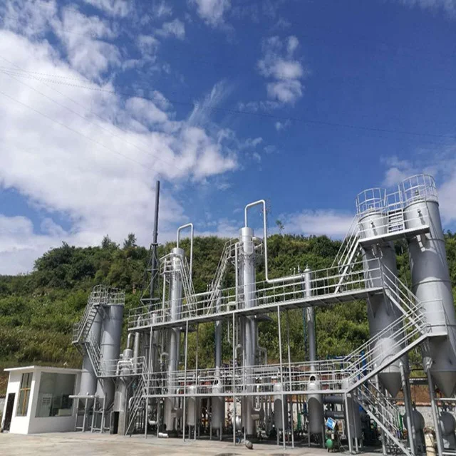 Полностью автоматическая непрерывная дистилляция нефтяной катализатор для удаления