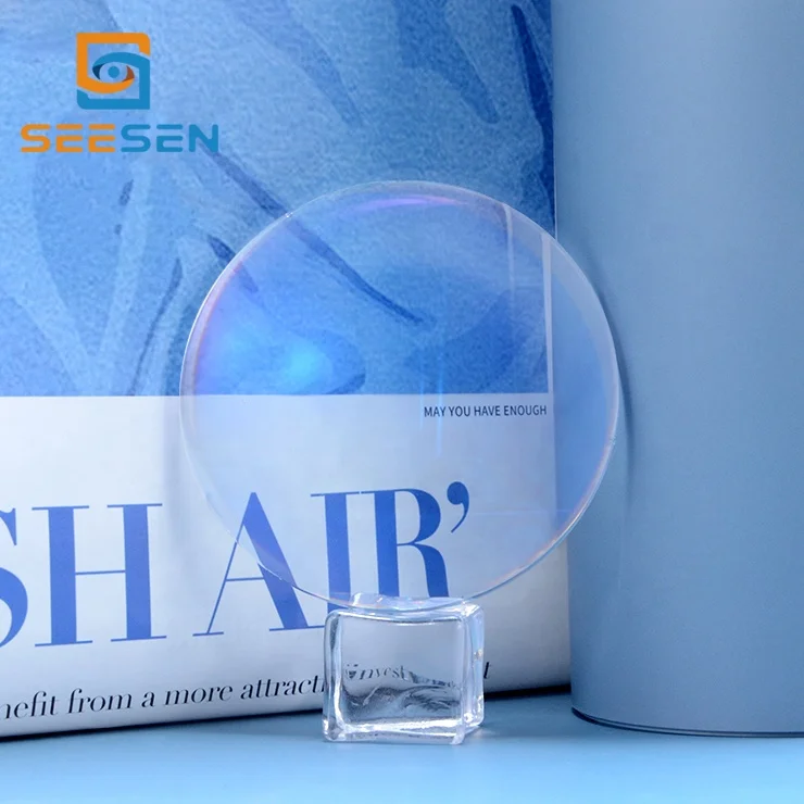 CR 39 blue block lenses lentes oftalmicas CR-39 1.56 1.59 PC 1.61 1.67 1.74 blue light blocking eyeglasses lens