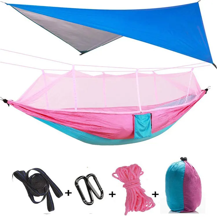 double waterproof portable folding mosquito net for outdoor camping outdoor canopy hammock