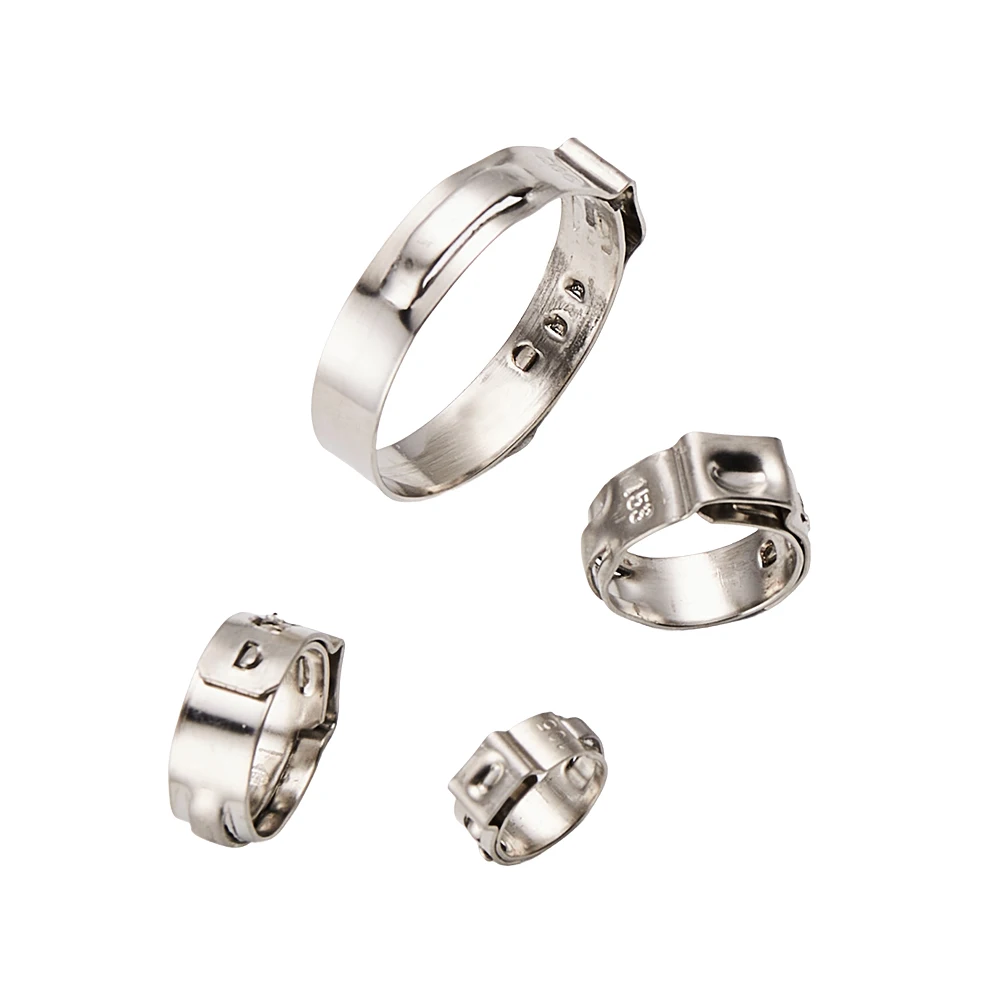 wholesale adjustable  stainless steel Single Ear hose clamp for drive shaft