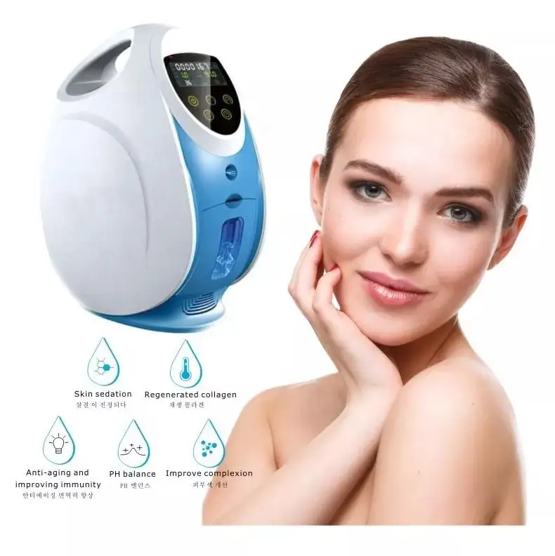 Заводская гидравлическая маска для кислородной терапии лица купол O2toDerm кислородный спрей омоложение кожи