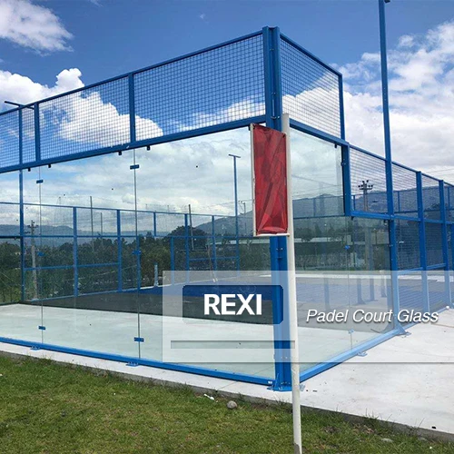 10mm 12mm Tempered Tennis Padel Court Glass with CE certificate