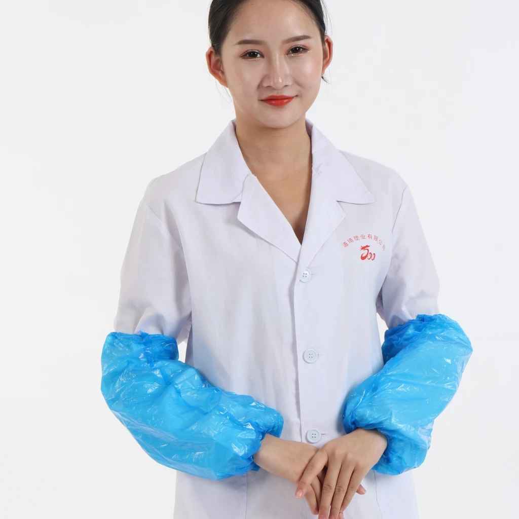 High yield arm cover sleeves automatic production of disposable plastic covers protective arm sleeve covers