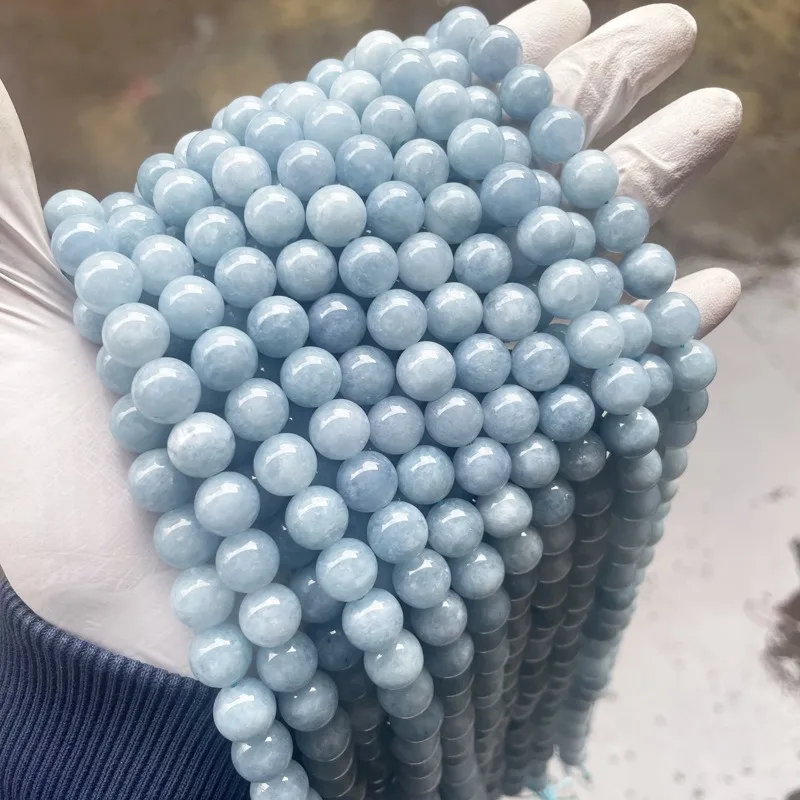 SPECIAL OFFER! AAA Natural Aquamarine Stone Beads 4mm 6mm 8mm 9mm 10mm 12mm Gorgeous Clear Blue Aquamarine Gemstone Strand