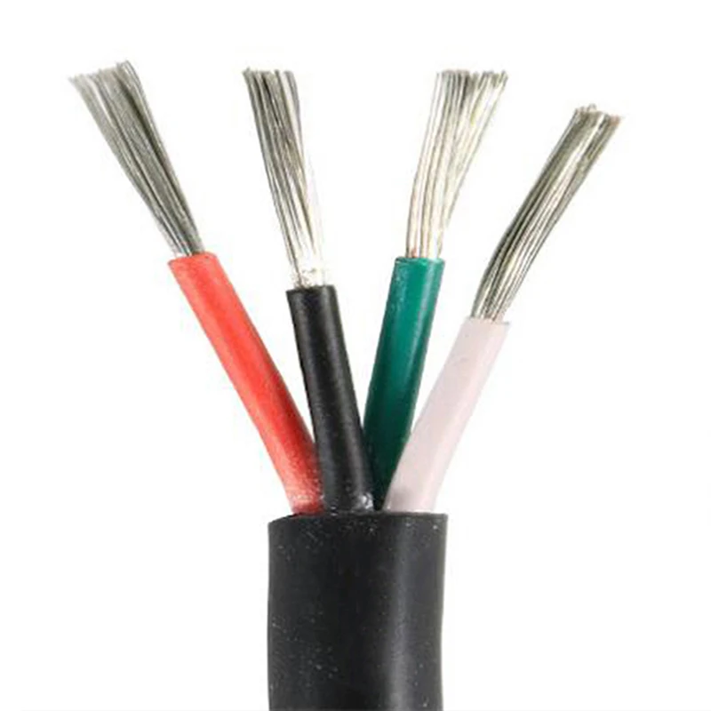 AWM2725 26AWG 28AWG 4 Core несколько дирижер данных экранированный кабель электрического