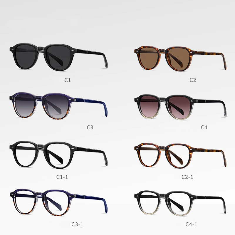 Wholesale customization Italian design polarized shades premium luxury acetate sunglasses unisex