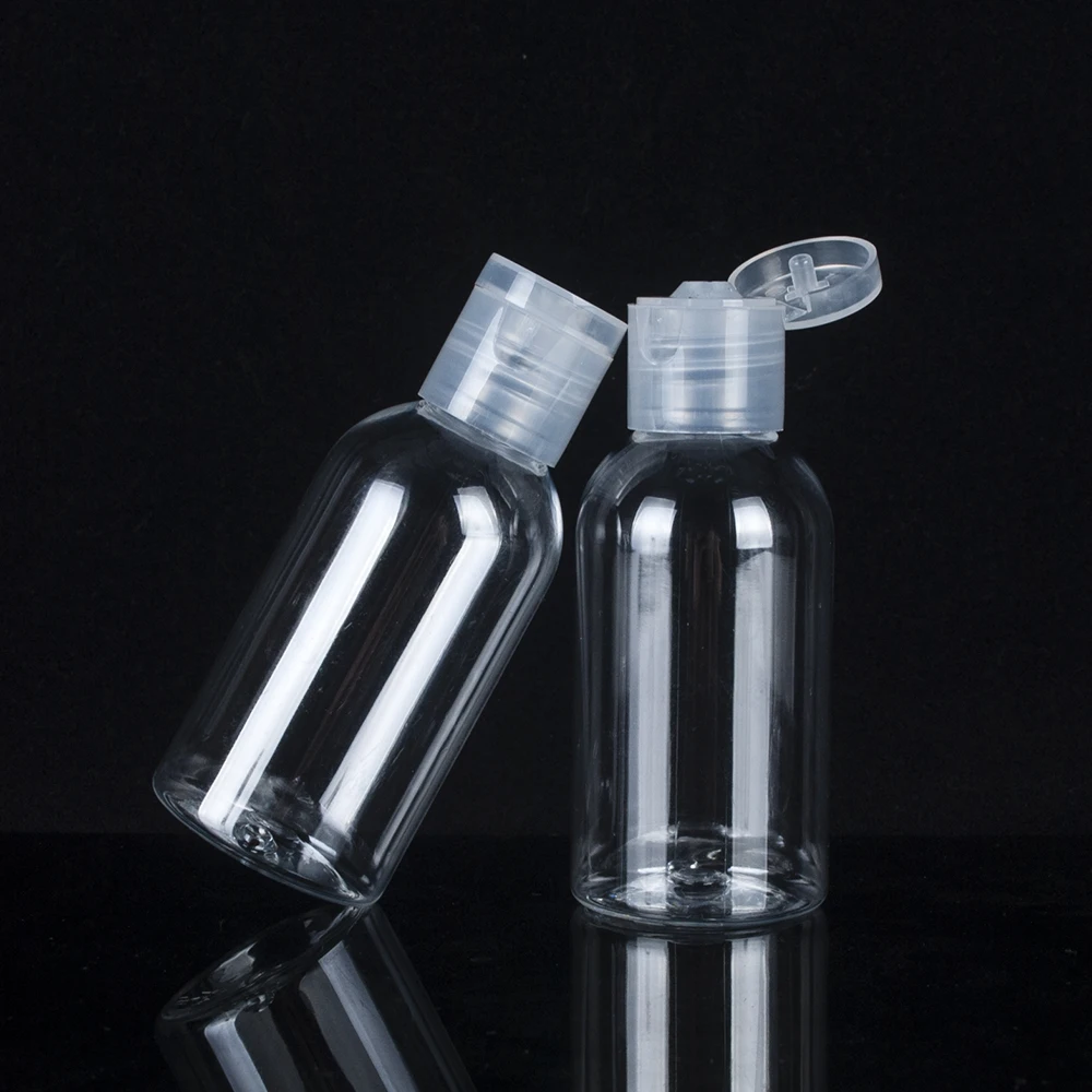 PET plastic 30ml 50ml liquid mini hand wash sanitizer gel sanitiser spray package bottles liquid hand wash sanitizer package