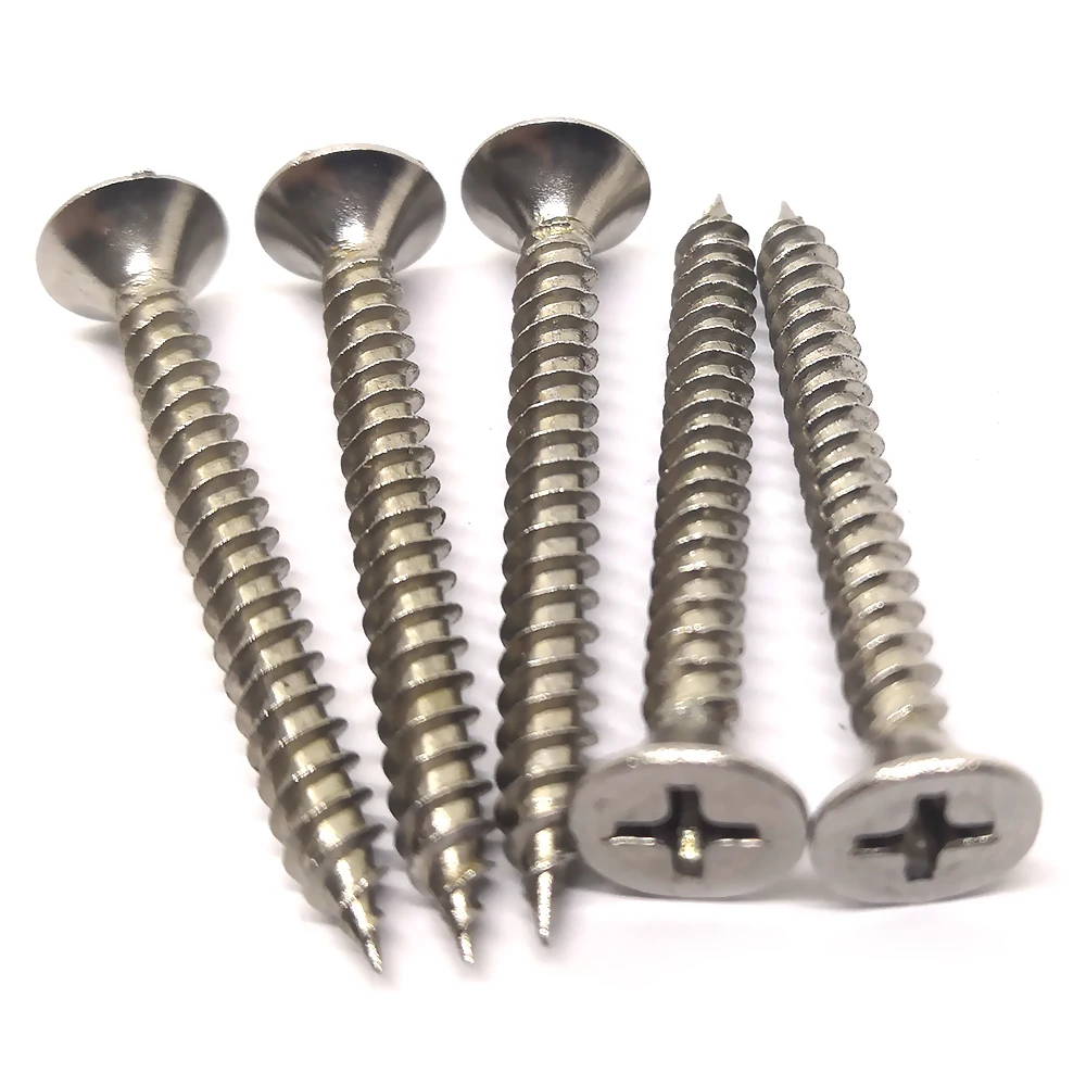 Hot Selling Dry Wall Screw Factory Stainless Steel Flat Bugle Head Gypsum Self Tapping Drywall Screw Black Phosphated