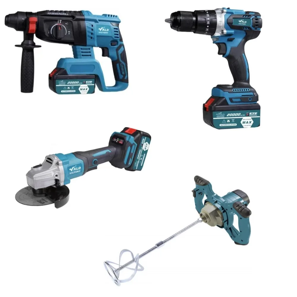 Power Tools Combination Set Impact Drill Hammer Drill Angle Grinder Electric Drill