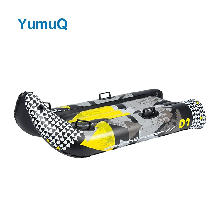YumuQ Durable Soft PVC Wholesale Snow Sled, Inflatable Tube Snow Sleds For Adult