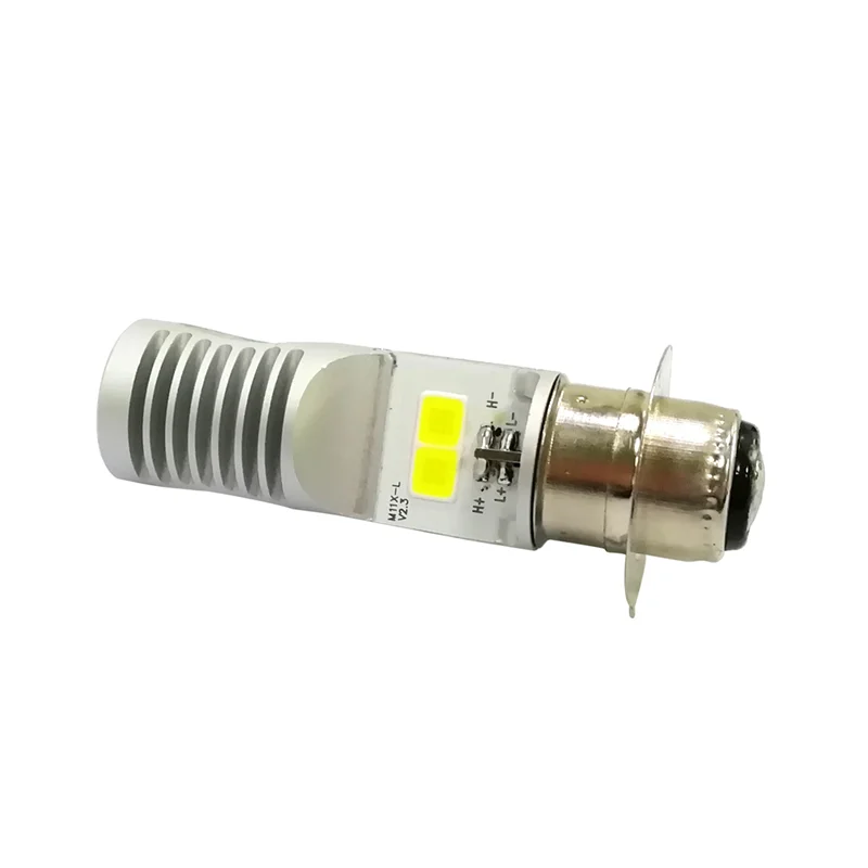 RTD M11X P15D-25-1 H6 T19 motorcycle led light bulb 8W led headlight for motorcycle scooter AC/DC9-85V