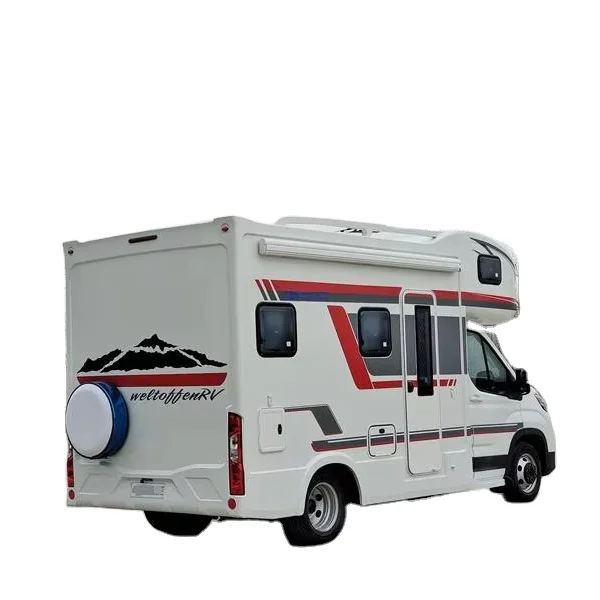 MAXUS V90  Luxury 4x4 Truck Camper Travel Motorhome For Outdoor Camping/New RV Camper Motorhome Off-Road with 2 bed