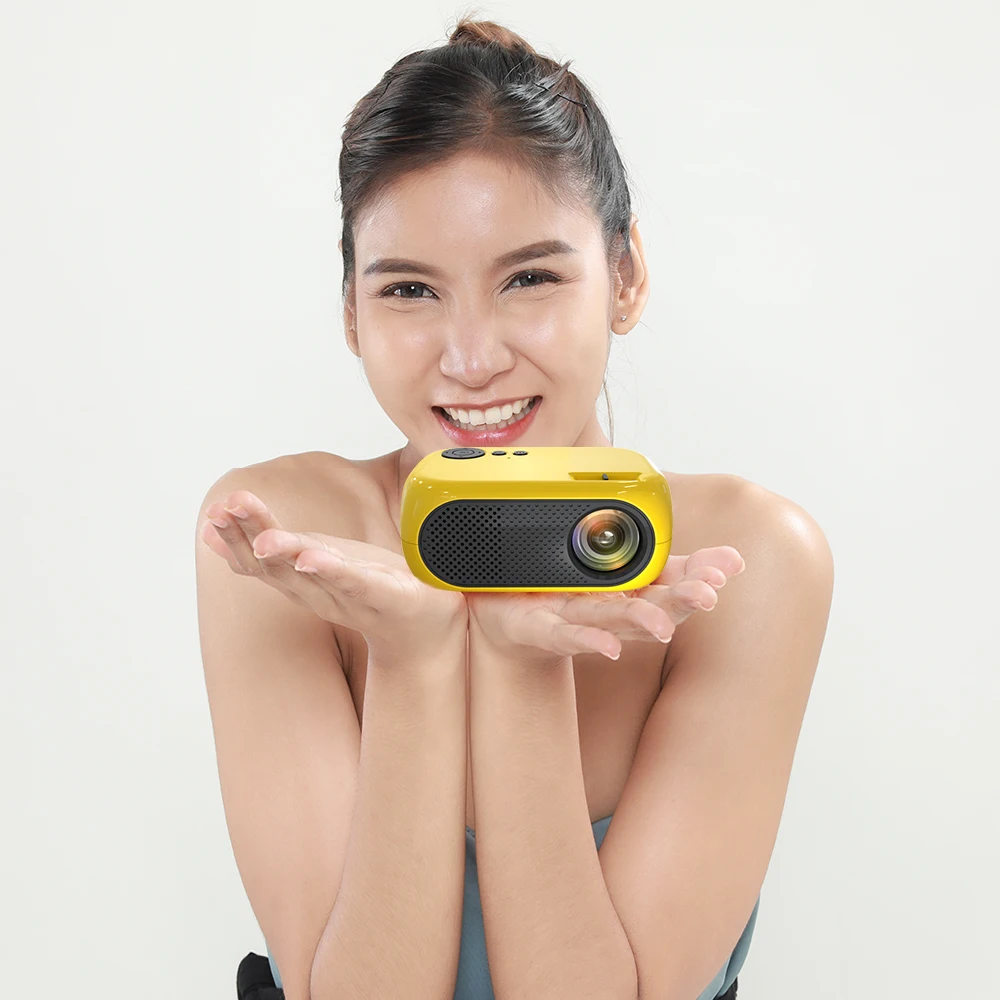 Free Sample Mini Projector 1080p 5500Lumens HD Movie Projector Outdoor Portable LED Pico Video Projector Proyector