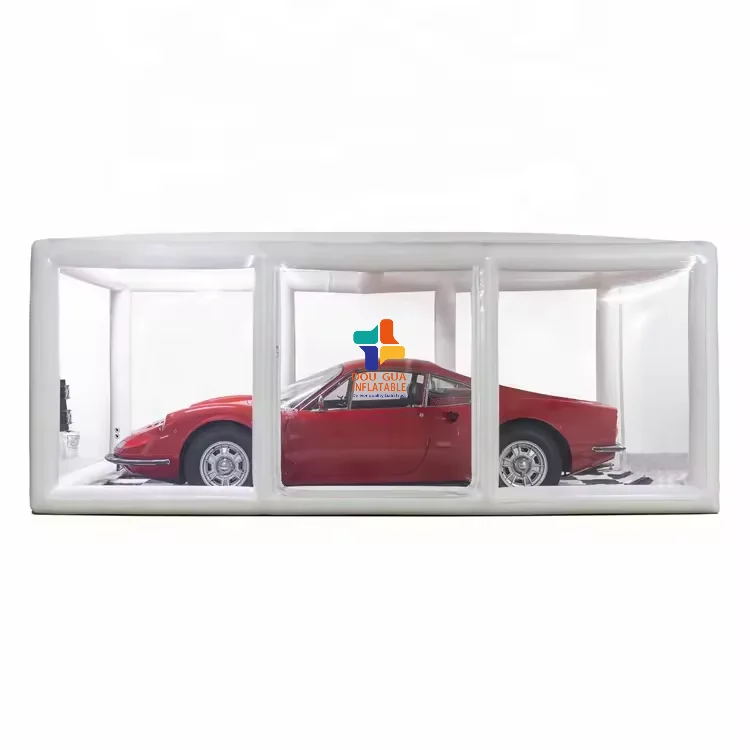High Quality Durable Outdoor Inflatable Car Garage Tent Air-Driven Car Cover with 1-Year Warranty bubble car cover