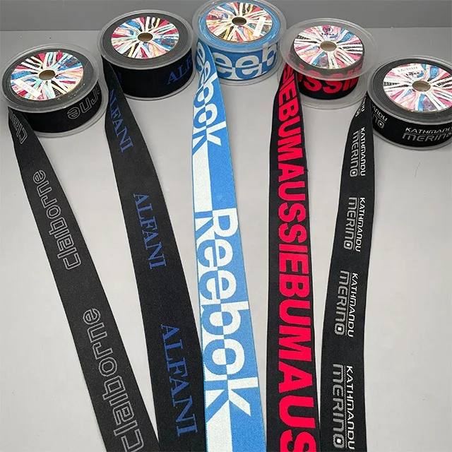 TUTON Customer Multicolor Silicon Printed Sustainable Polyester Elastic Tape Band Elastic Band For Underwear