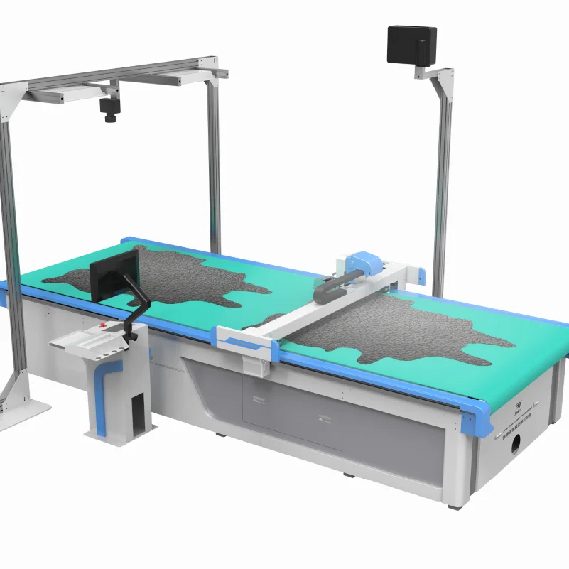 Робот для резки кожи с камерой Jindex с системой автомаркировки 3 м * 3 м, большая площадь резки, поддержка послепродажного обслуживания