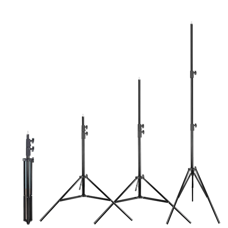 Осветительная стойка Zomei для профессиональной фотостудии оптом/штатив со светодиодной подсветкой 170 см/200 см/280 см с шаровой головкой