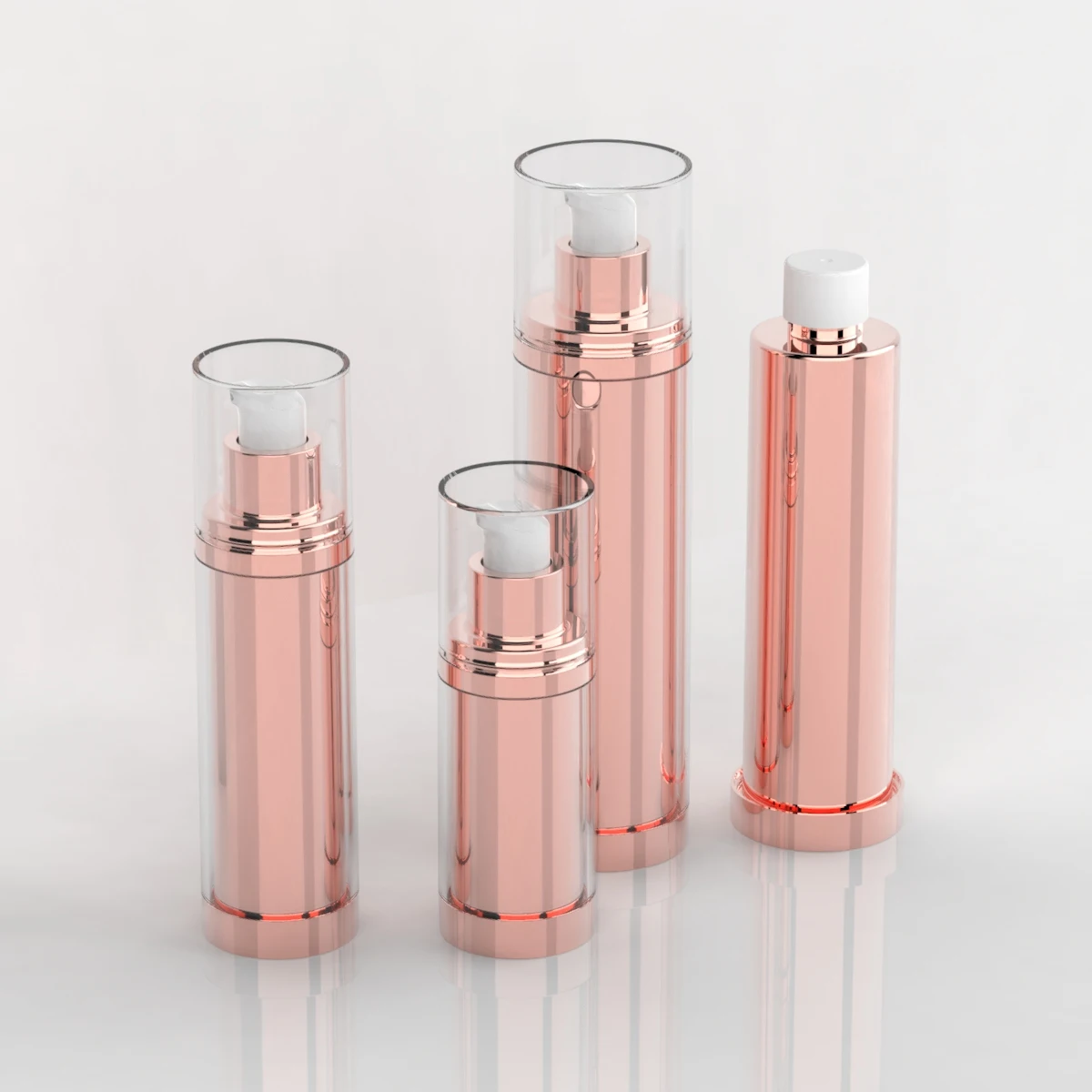 2022 New design replaceable 30ml 50ml 100ml airless pump serum lotion bottle for skincare cosmetic packaging