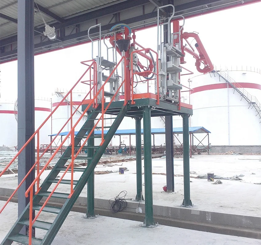 Fuel Oil Refined Diesel Aluminum Top And Bottom Truck Liquid Loading Arm For Movable Top Loading Skid-Mounted System