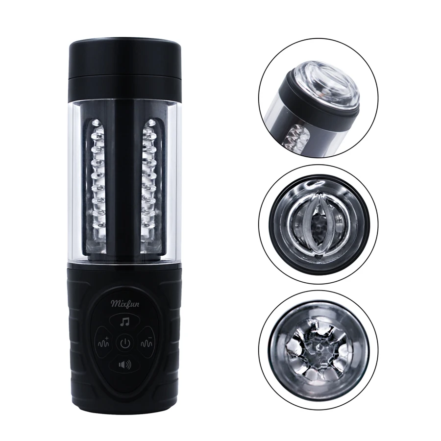 Quaige High-end High-speed Rotation Male Masturbation Cup with 7 Speed Modes Automatic Masturbator Men Handsfree