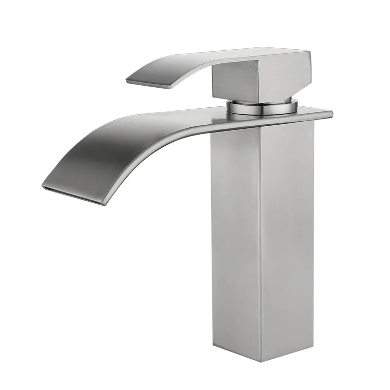 Waterfall Bathroom Sink Faucet shower set Wall Mount Lavatory basin Faucets Mixer Tap
