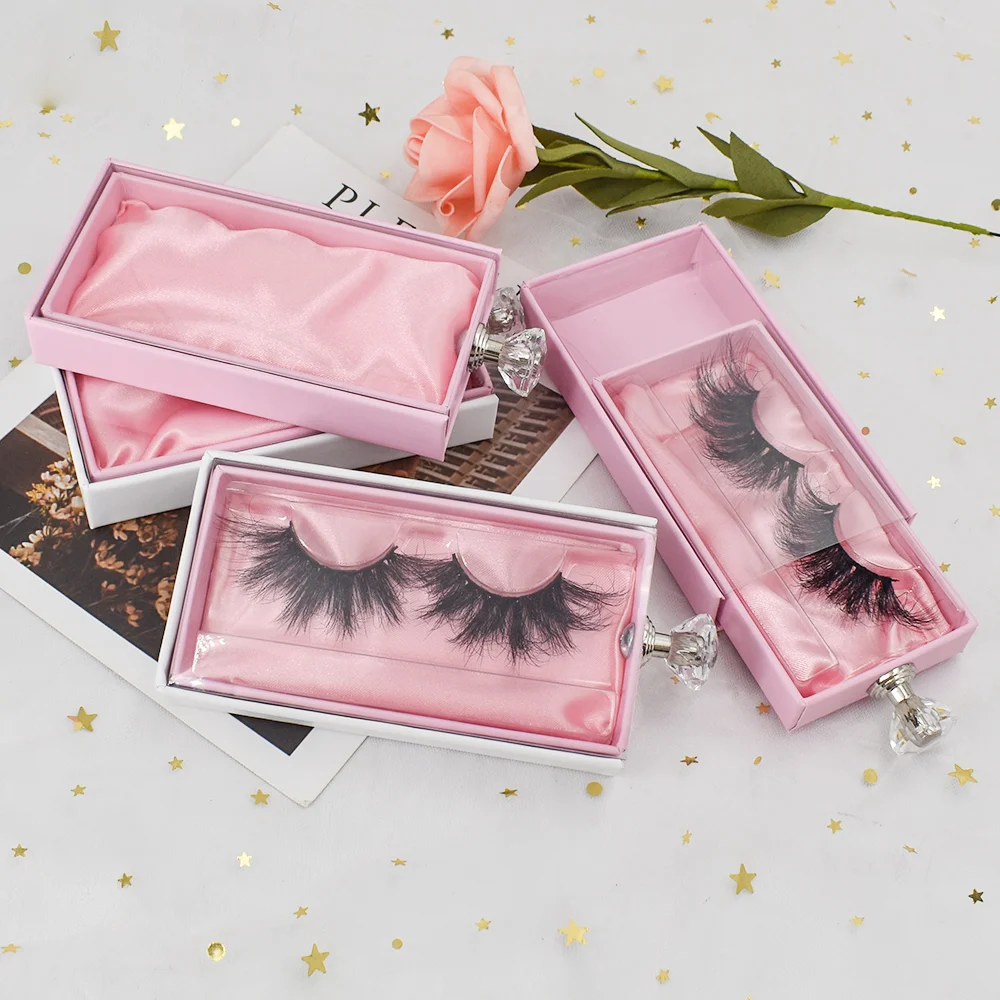 mink eyelashes custom package 3d 25mm full strip mink lashes russian strip eyelashes