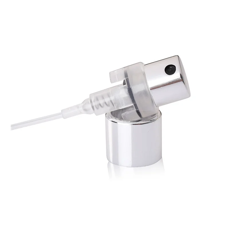 FEA15 color customized easy perfume crimp pump aluminum perfume snap on fine mist sprayer with collar