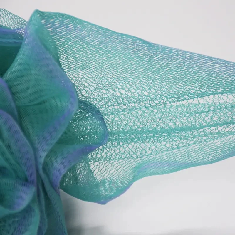 Large Size Bath Shower Loofah Sponge Pouf Body Wash Scrubber Rubbing Towel Foaming Wash Shower Bath Ball Mesh Sponge