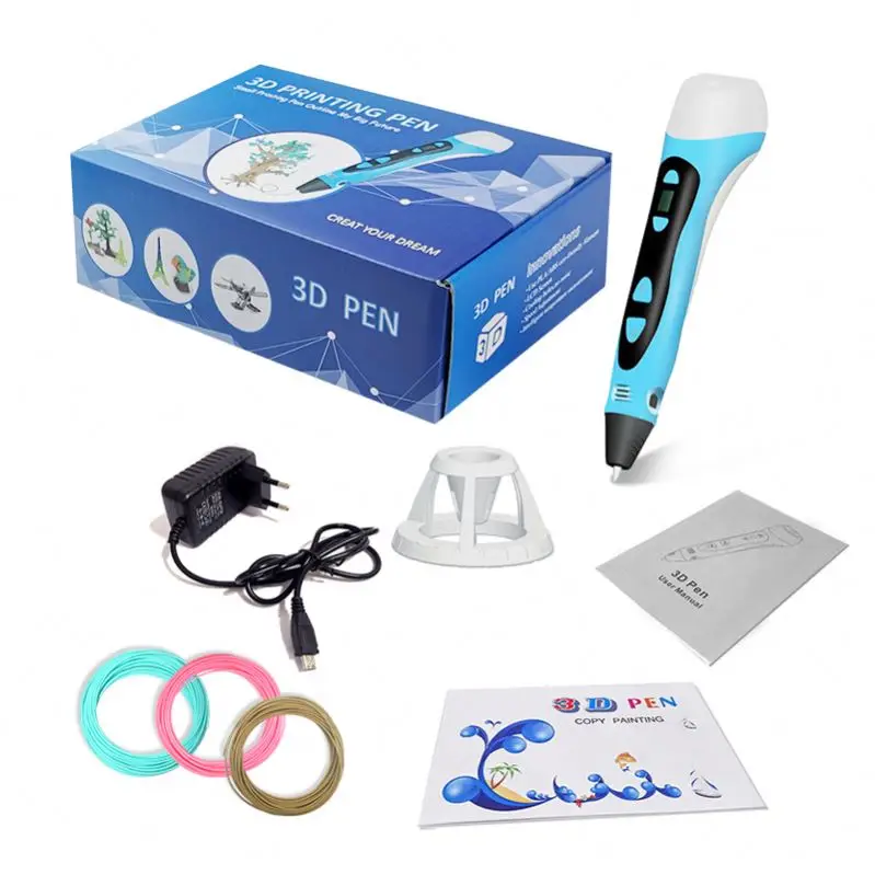 factory wholesale price hot selling 3d pen kids christmas gifts pla filament refill 3d printing pen 3d printer pen