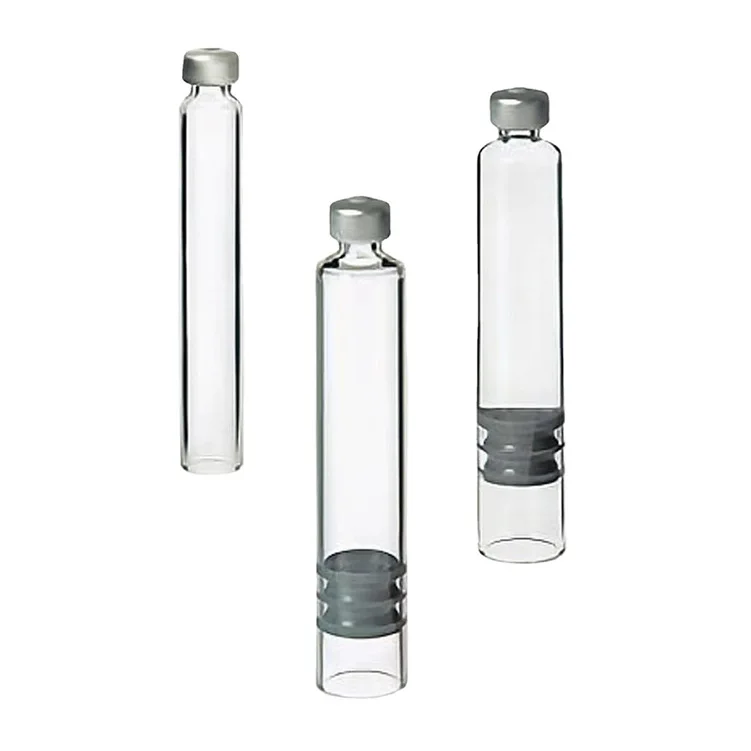 Transparent Injection Pen Accessories bottle Glass Cartridge Medicine Clear Disposable Medical Glass Bottle