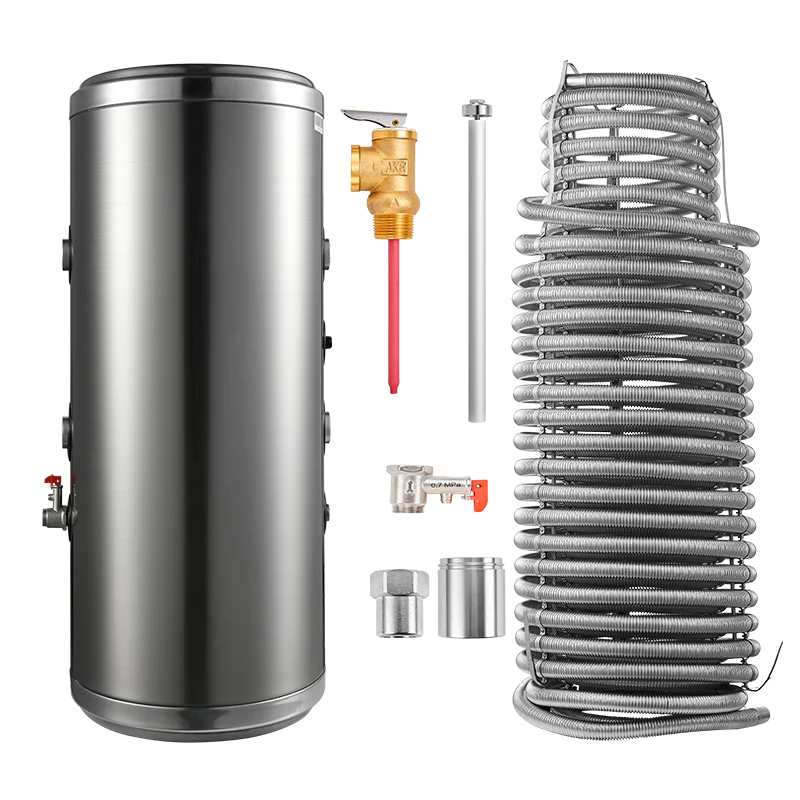 Storage water tank coil heat pump water tank for indoor and outdoor water circulation system 200/300/400/500liter