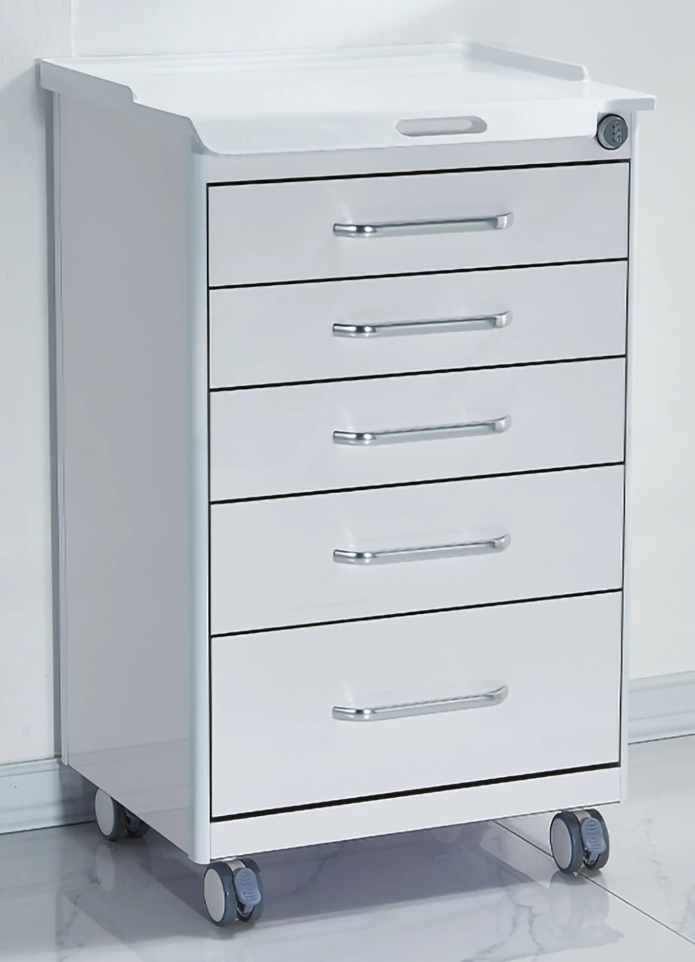 AliGan dental equipment Mobile cabinet use in clinic furniture with storage medical for trolley mini drawer tray table unit