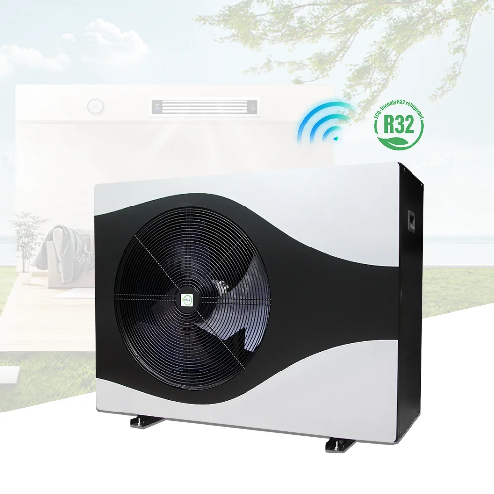 pompa ciepla r32 Heat Pump Monoblock 6kw Air Source EVI bomba de calor Wifi Control mitsubishi for Heatpump Air to Water