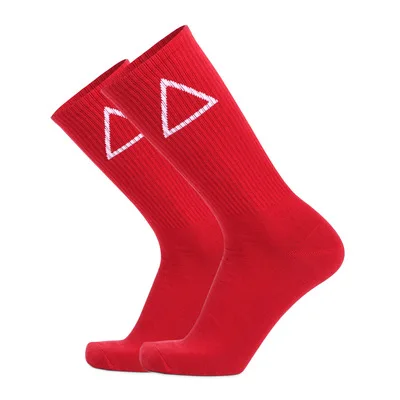 Wholesale custom the squid game socks men unisex cotton crew socks squid socks