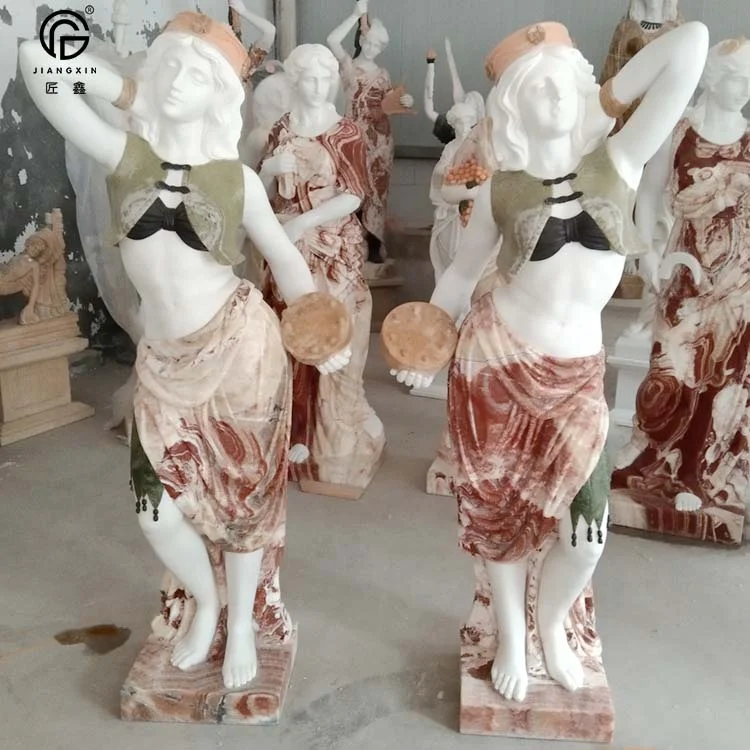 Мраморная Статуэтка для красивой леди ручной работы в натуральную величину