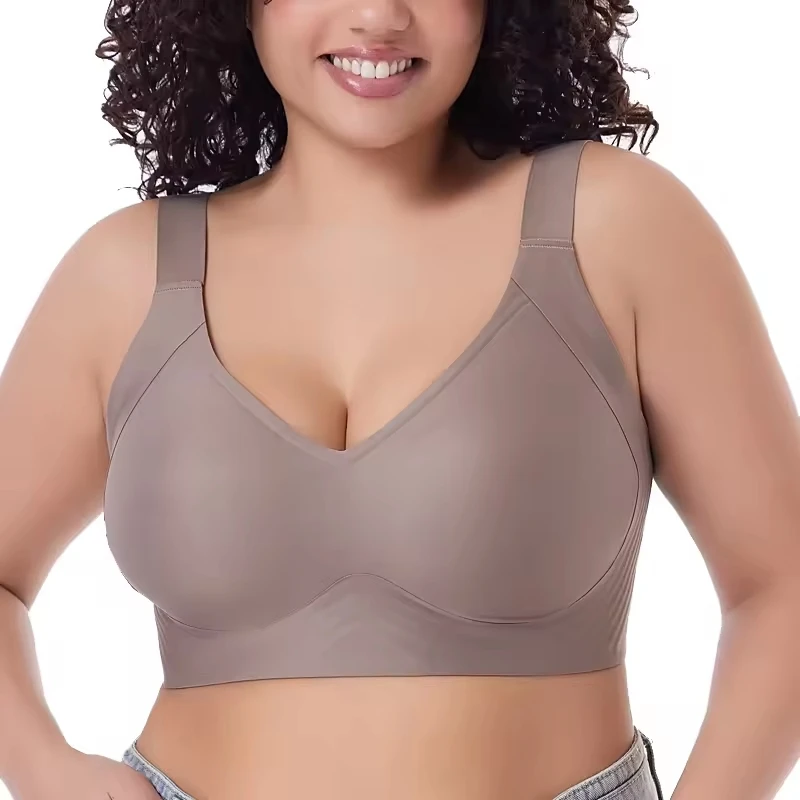 Women Plus Size M-6XL Bra Wireless Push up Gather Bra Yoga Sports 34 Size Seamless Underwear Low Price XXL Bra for Girls 2024