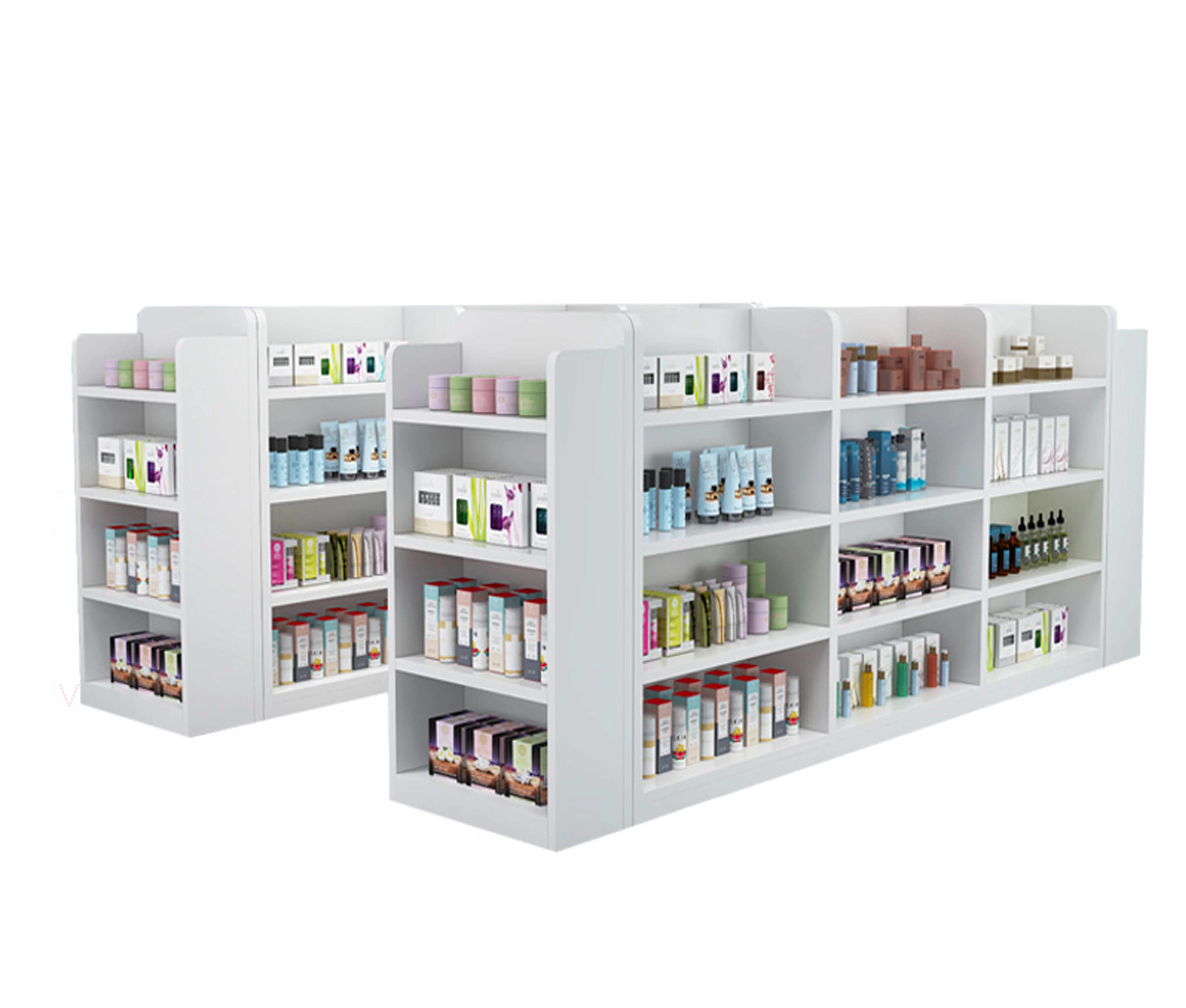 Cosmetic cabinet display cabinet multi-layer storage display rack mother and baby store toy shoe bag shelf display rackShowcase