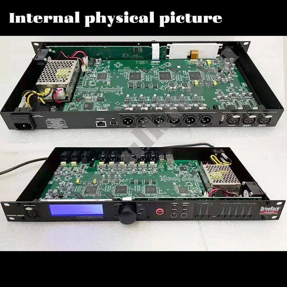 VENU360 Dbx Driverack Professional Audio Processor 3 In 6 0ut Audio Processor Sound System Digital Music Audio Processor
