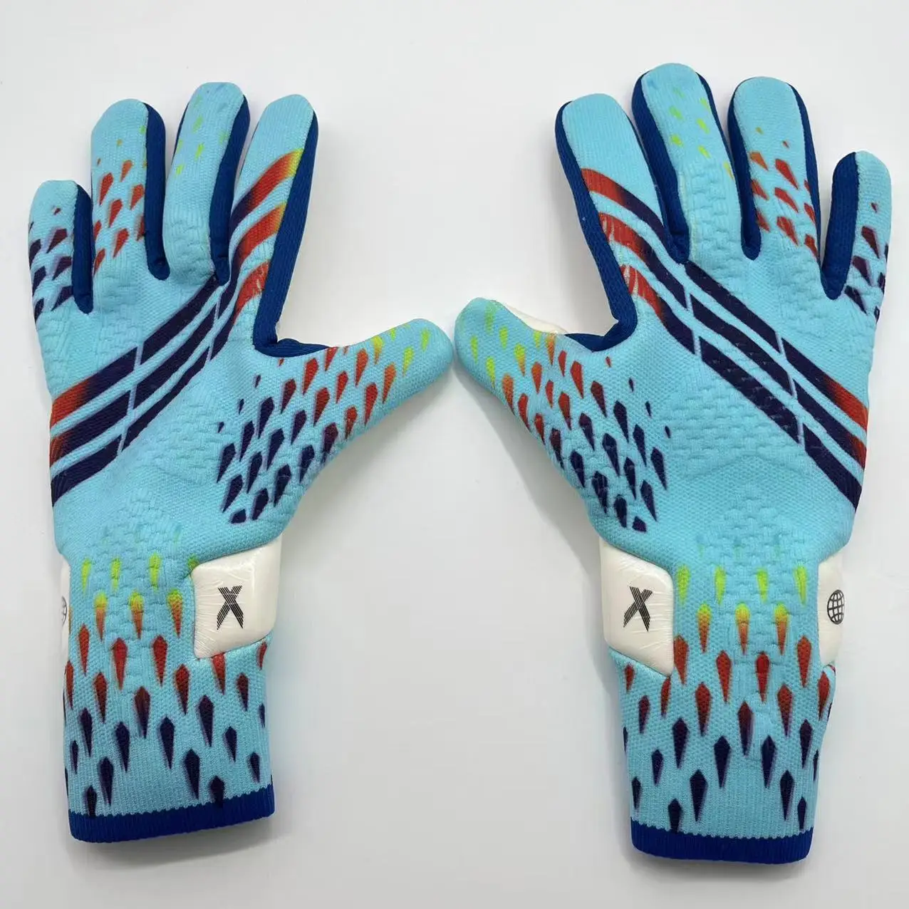 Goalkeeper Gloves Strong Grip Goalie Soccer Glove Football Gloves with Finger Support Size 6/7/8/9/10