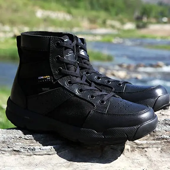 Мужские походные ботинки с низким верхом, легкие Тактические Сапоги в стиле милитари, водонепроницаемые Нескользящие дышащие, весна-лето