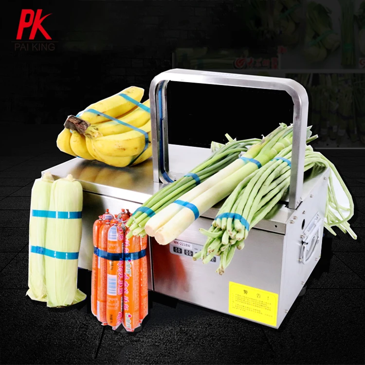 Automatic strapping machine vegetables fruit binding machine tape flower binding machine