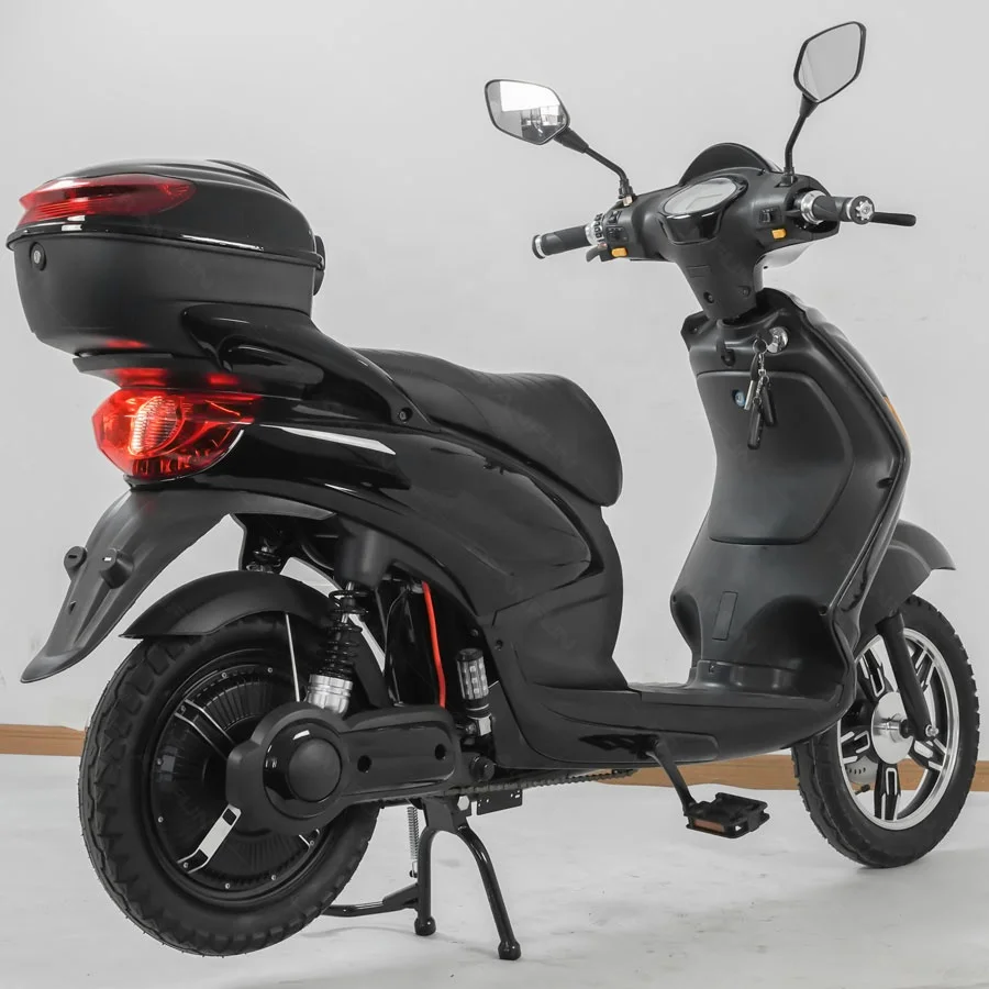 16*3.0 Fat tyre Adult commuting moped dual disc brakes with signal light Electric scooter with pedal
