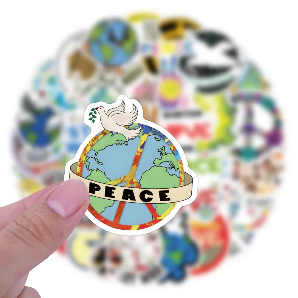 Cheap Price Peace And Love  Waterproof Free Palestine Flag 500 Pieces Per Roll Laber Stickers For DIY Decoration Phone Computer