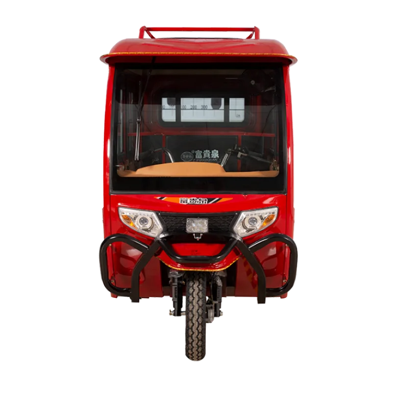 Hot Sell 2  Driver Cab and Hight Load Capacity Tricycle Enclosed Adult 3 Wheels E-rickshaw for Adult Electric Tricycle