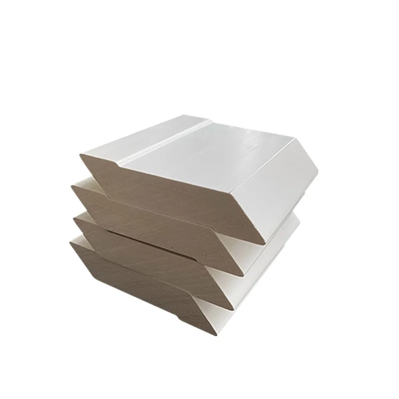 High Quality PVC Foam Trim Board  PVC Casing Moulding Door and Window Plastic Vinyl Trim Moulding for building materials