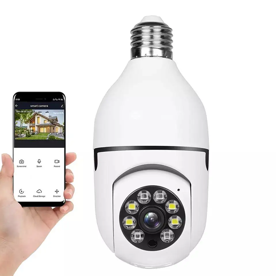 Original Manufacturer Home Wireless Wifi E27 Bulb Security Surveillance Smart Camera