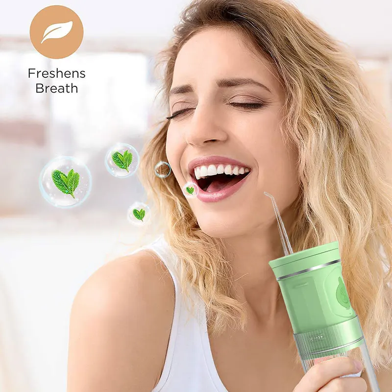 2023 Hot Selling Professional Oral Irrigator Rechargeable Portable Dental Irrigator Teeth Clean Oral Dental Water Flosser
