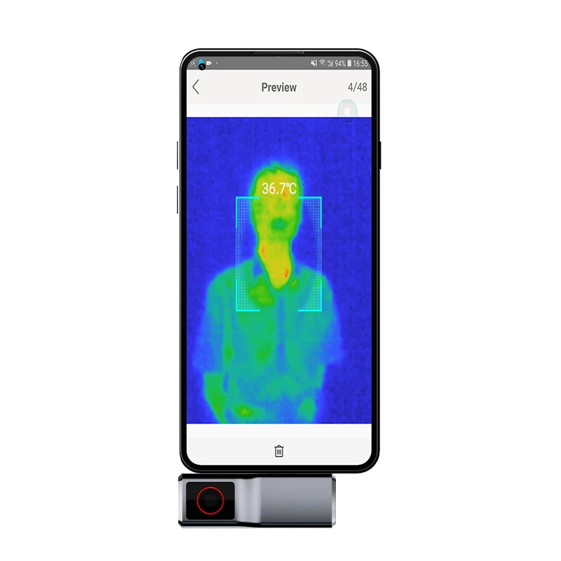 Android smartphonec ellphone use infrared thermal imaging  camera mobile phone thermal camera
