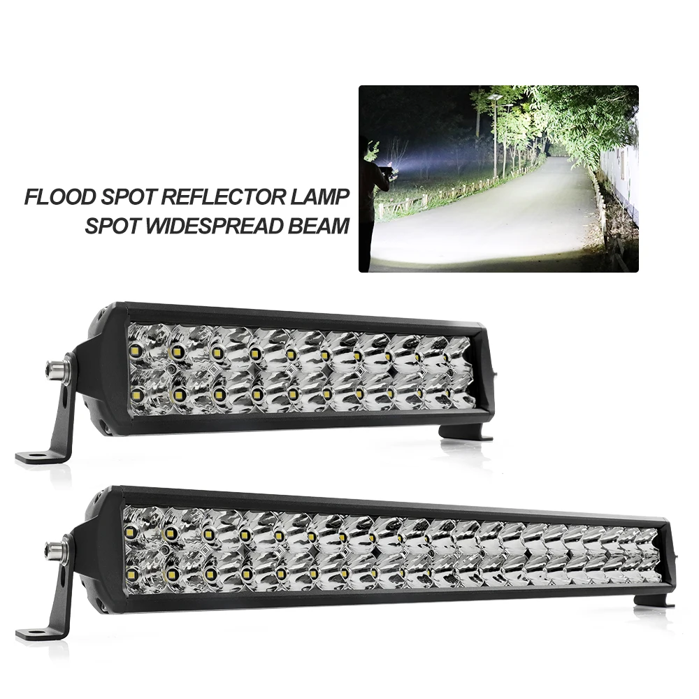 
Automotive Lighting System IP68 12' 22' 32' 42' 52 inch Roof Lights 4x4 Dual Row Led Light Bars For Truck Car Offroad 